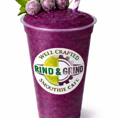 Blueberry with Dark Purple Smoothie